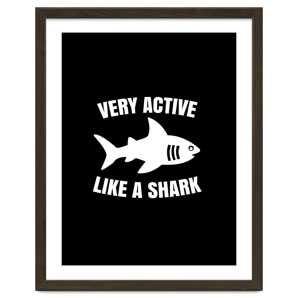 Very active like a shark