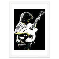 Pat Metheny American Jazz Guitarist Legend in Pop Art