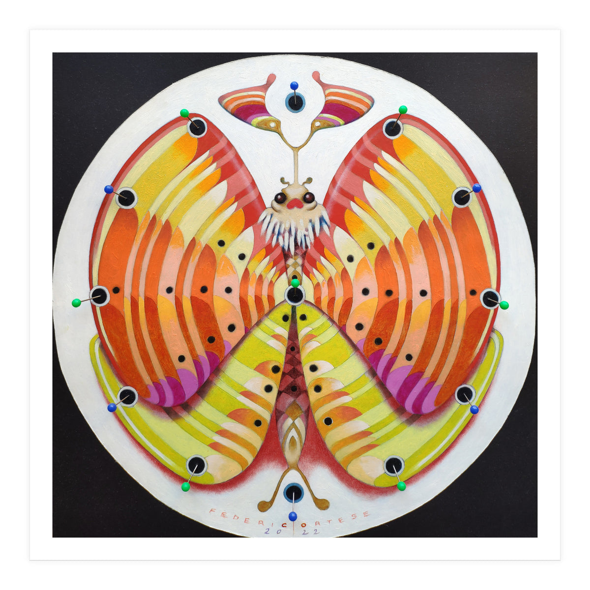 Clock butterfly (Print Only)