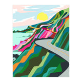 The Best Is Yet To Come, Nature Travel Landscape Colorful, Hope Positivity Growth Mindset, Eclectic Bohemian Forest Contemporary, Illustration Adventure Sunset (Print Only) thumbnail