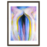 Georgia O’Keeffe – Grey Line with Black, Blue and Yellow (1923) | Elegant Abstract Modernist Composition with Bold Color Contrast thumbnail