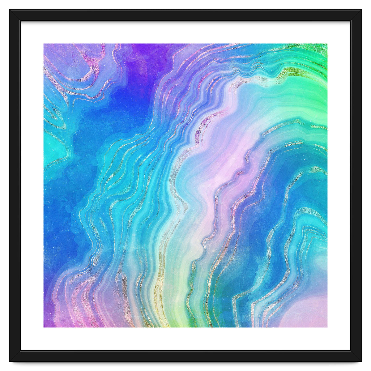 Neon Agate Texture 04