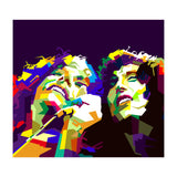 Robert Plant And Jimmy Page Pop Art WPAP (Print Only) thumbnail
