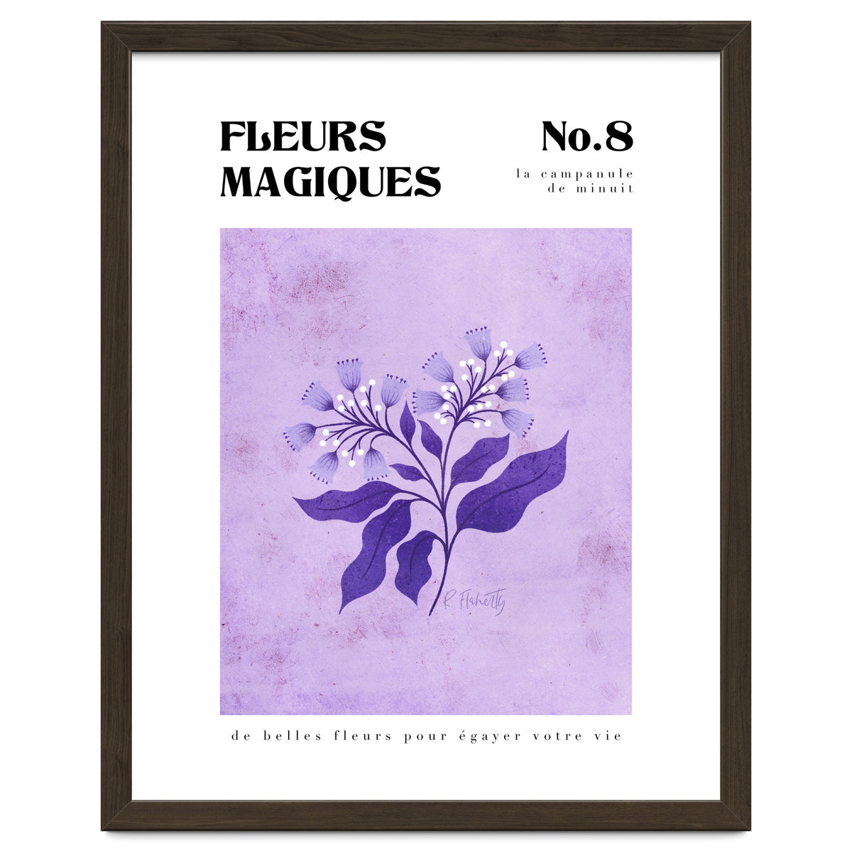 Magical Flowers No.8 Midnight Bellflowers