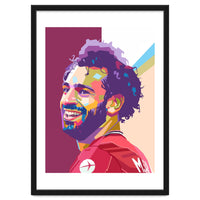 Mohamed Salah pop art portrait