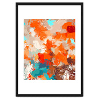 Pleasure, Abstract Painting Summer, Positivity Modern Bohemian Pop of Color Bright Good Vibes
