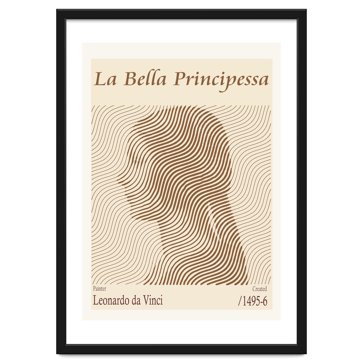 La Bella Principessa – Leonardo Da Vinci (1495 6)