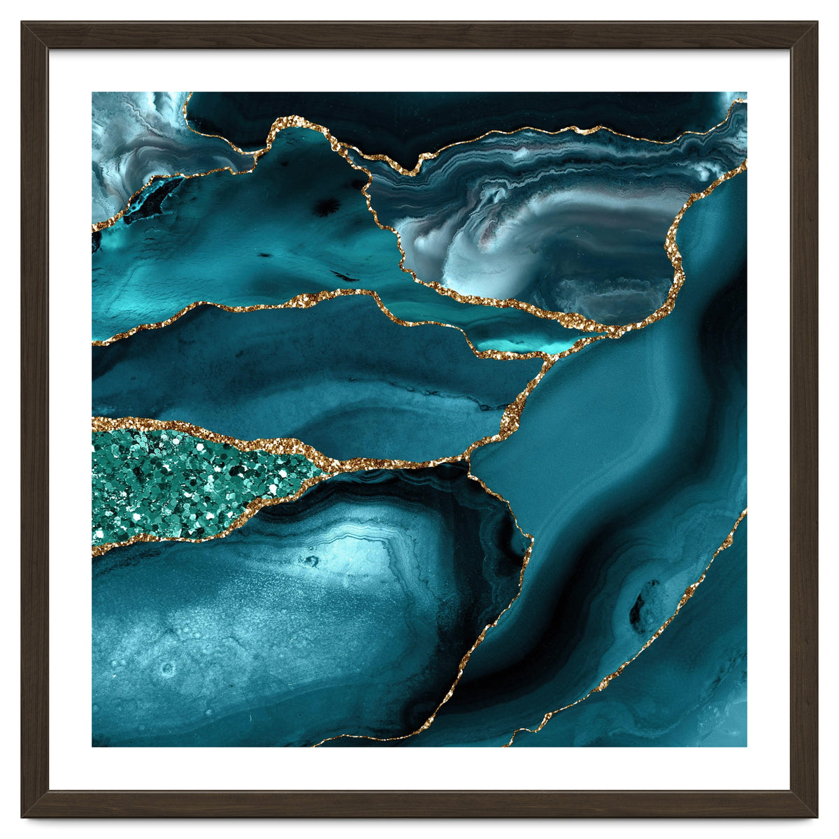 Agate Glitter Ocean Texture 10
