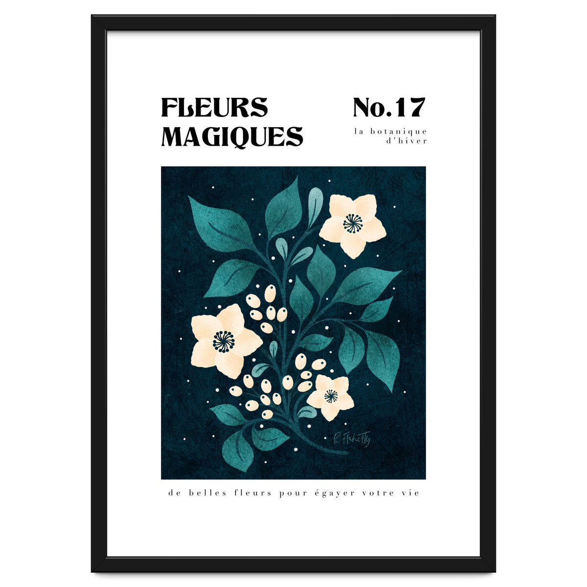 Magical Flowers No.17 Winter Botanicals