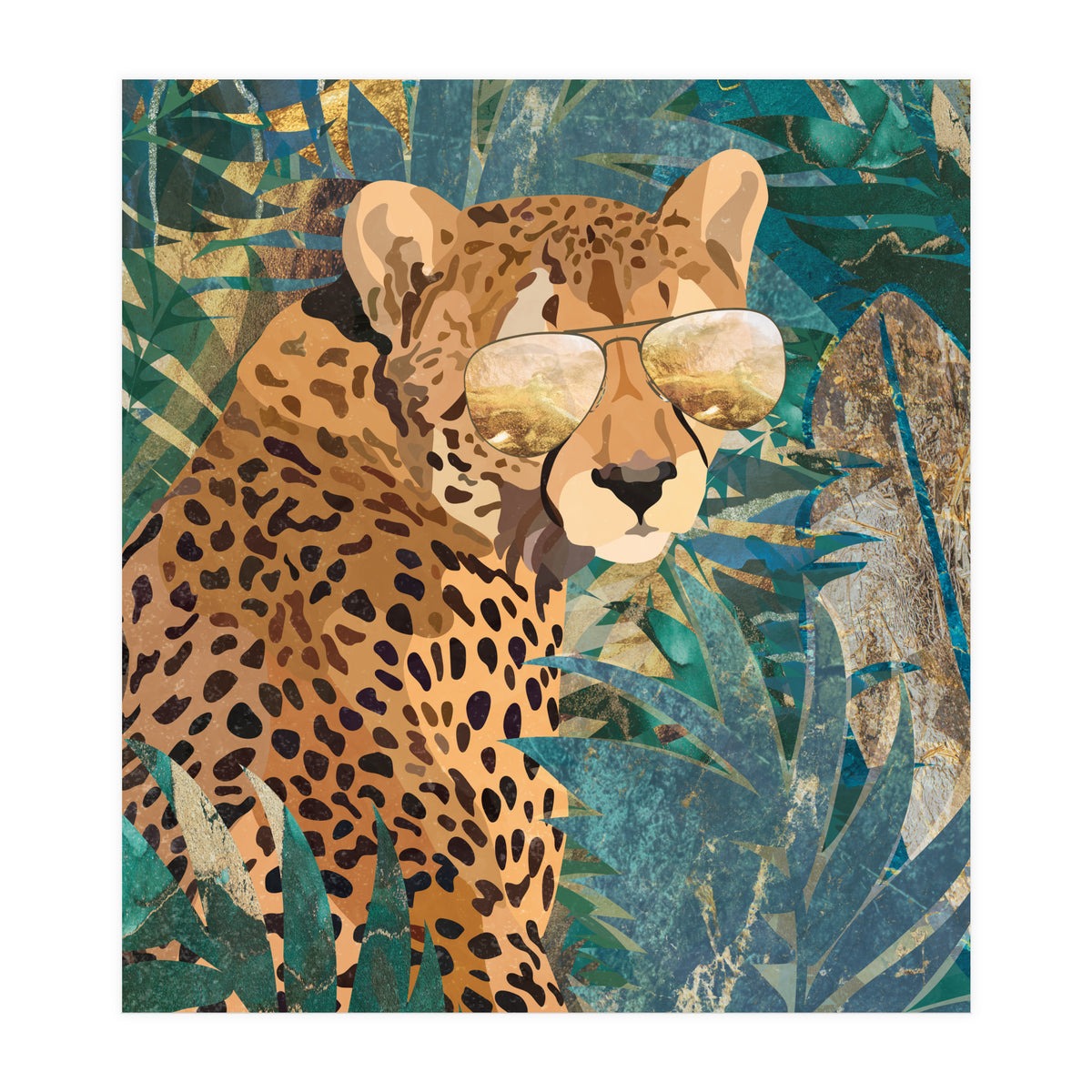 Cheetah in the jungle (Print Only)