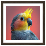 Cockatiel Parrot Head Close Up Portrait thumbnail