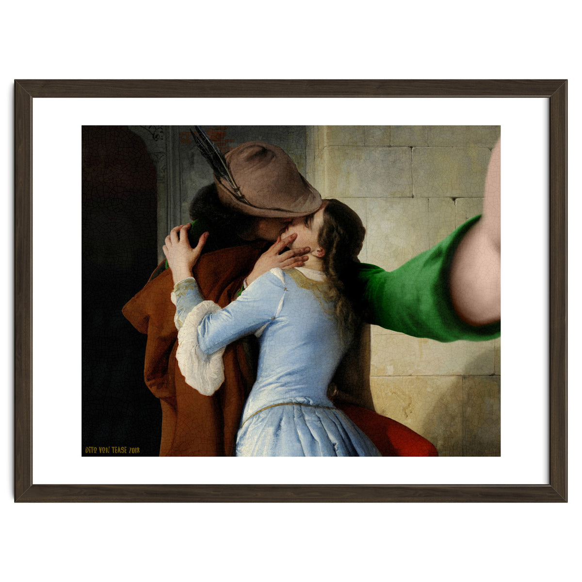 Francesco Hayez - The Kiss - Selfie