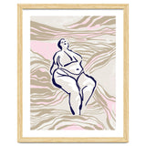 Follow the lines Serene woman in the water thumbnail