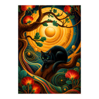 Black Cat Retro Contemporer (Print Only)
