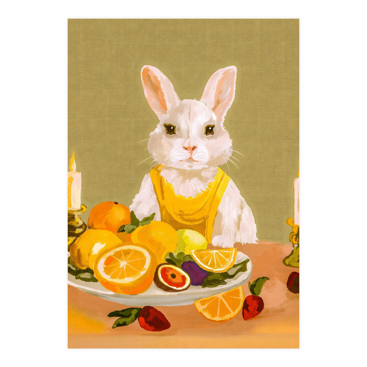 Bunny's Candlelight Fruit Dinner  (Print Only)