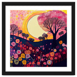 Folk Sunset Over Floral Hills thumbnail
