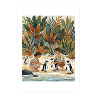 Wildlife Beach Gathering (Print Only)