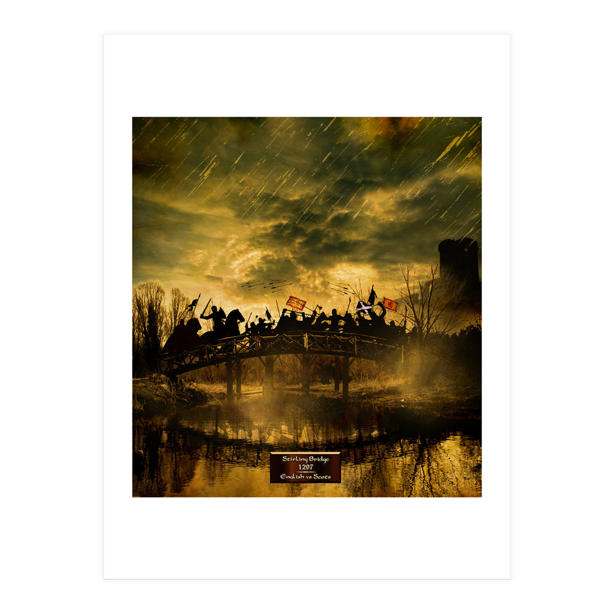 Battle Of Stirling Bridge 1297 (Print Only)
