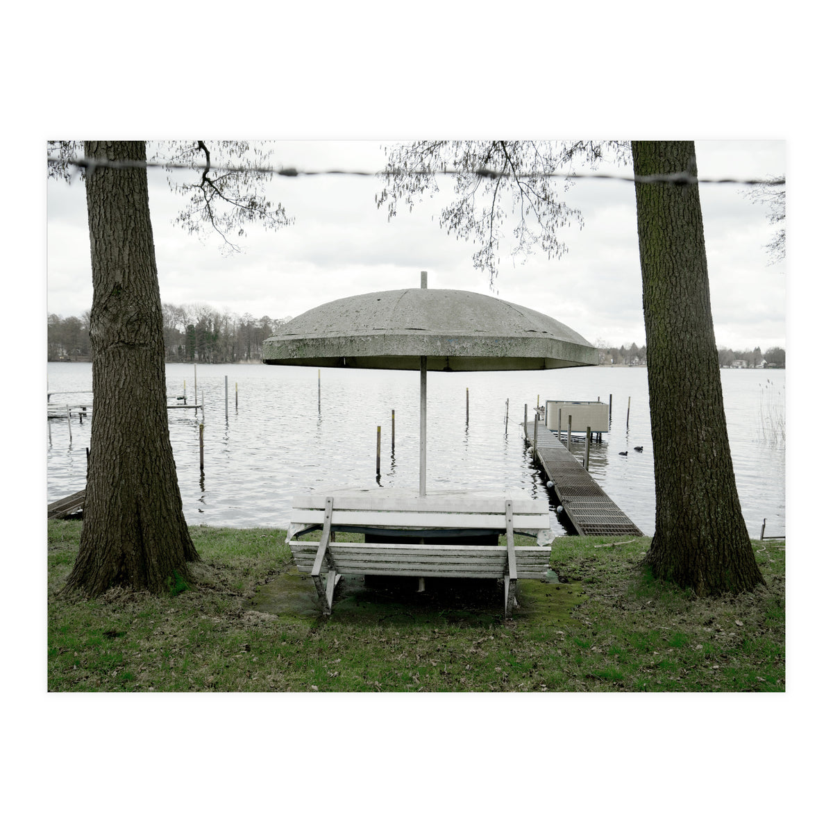 Lakeside rest place - out of season (Print Only)