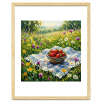 Summer Strawberries in the Meadow