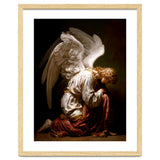 Kneeling Down Angel Renaissance inspired Religious Art thumbnail