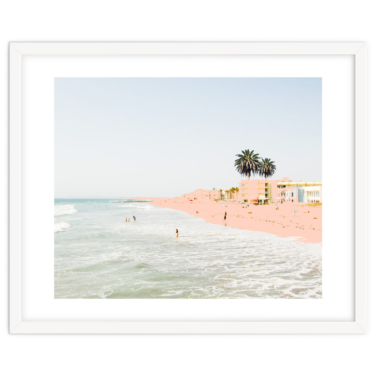 Pink Beach #society6 #decor #buyart