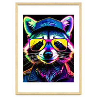 Raccoon In Glasses