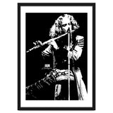 Ian Anderson British Musician Legend in Grayscale thumbnail