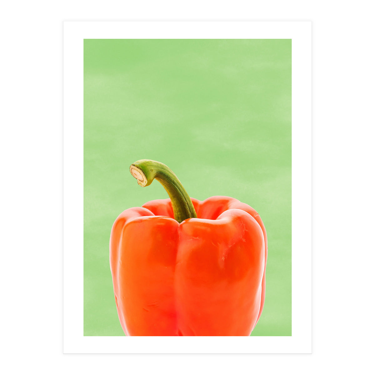 Red Bell Pepper, Fresh Kitchen Art, Capsicum Chilli (Print Only)