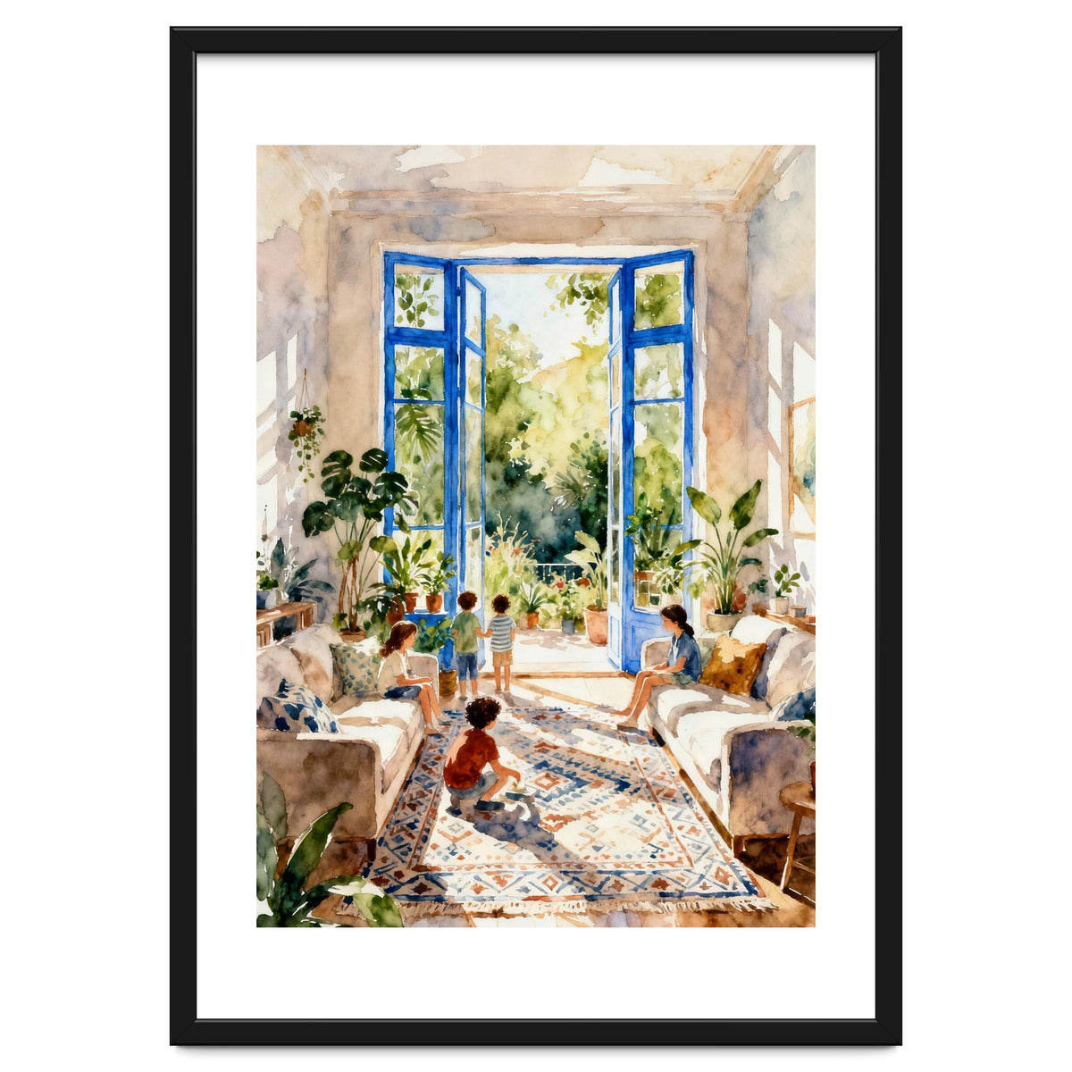 Matisse Inspired Family Room