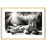 Lynx Resting In Sunlight