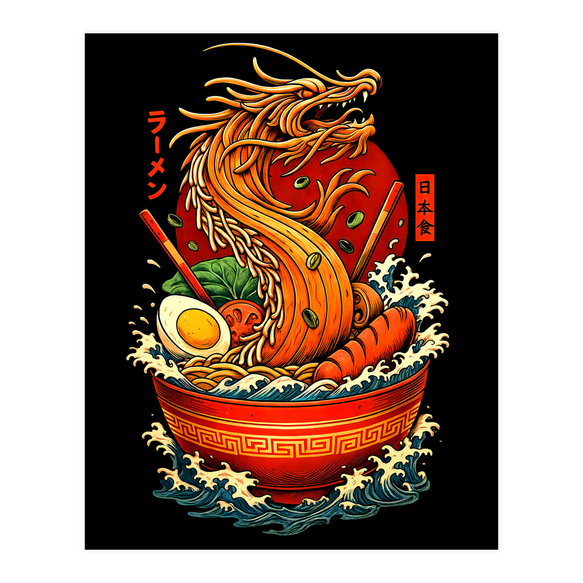 Ramen Dragon (Print Only)