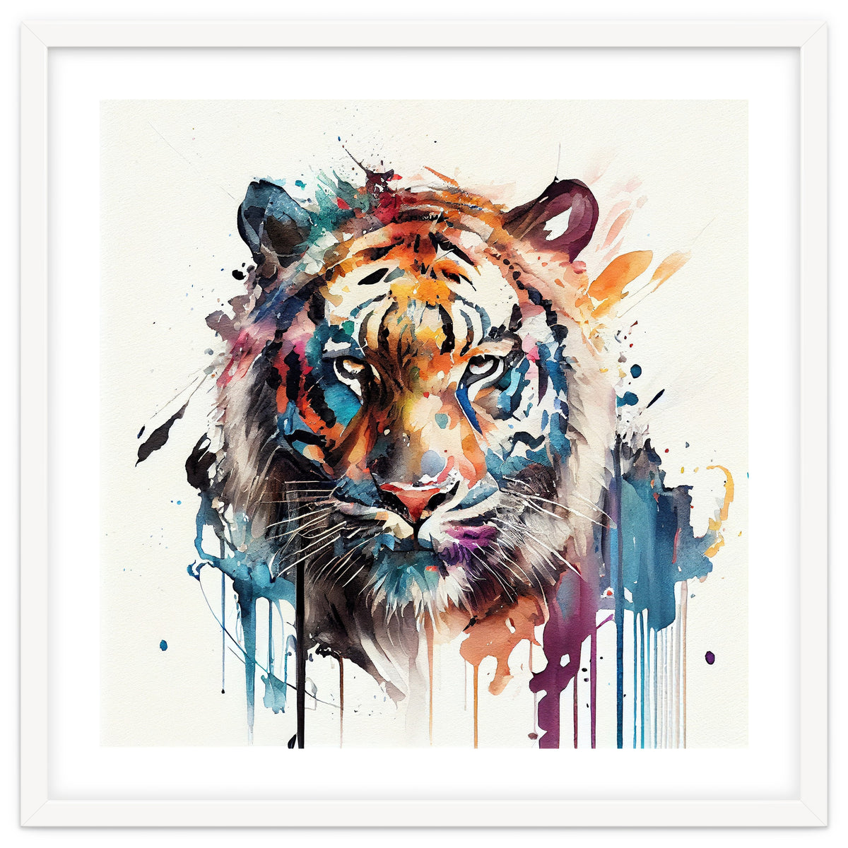 Watercolor Tiger