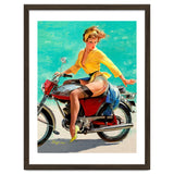 Pinup Sexy Motorcycle Girl thumbnail