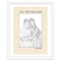Two Venetian Women – Eugene de Blaas (ascii art)