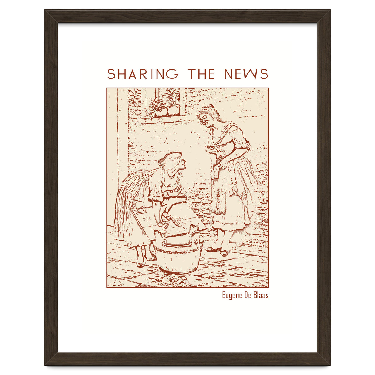 Sharing The News – Eugene De Blaas