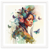 Floral Native Warrior Woman Butterfly Dance thumbnail
