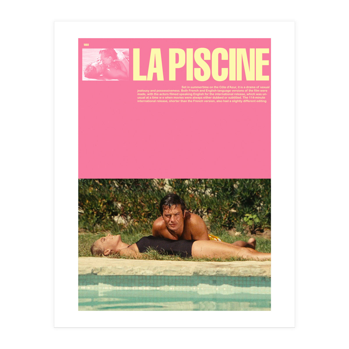 La Piscine Movie (Print Only)