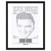 Receipt Art Elvis Presley