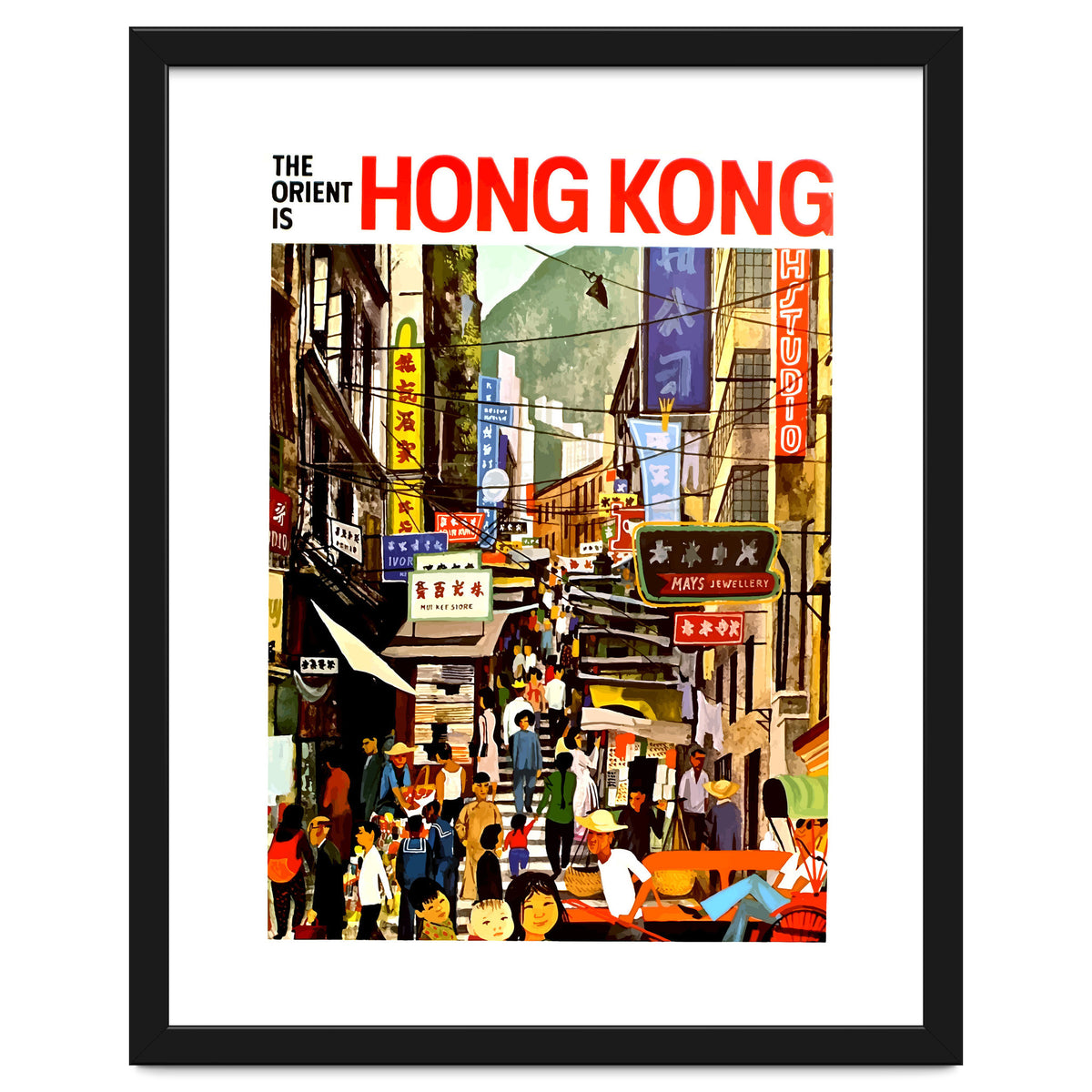 Hong Kong, in People Crowd