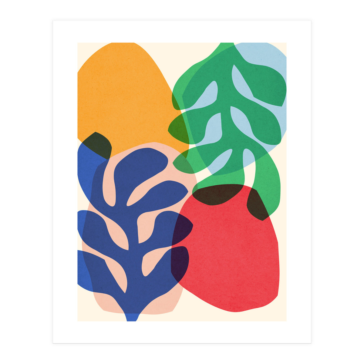 Floral matisse 7 (Print Only)