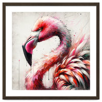 Watercolor Flamingo