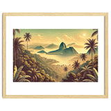 Vintage Brazil, Rio De Janeiro Tropics Poster thumbnail