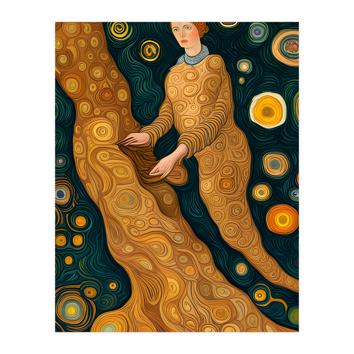 Artificial Masterworks - Klimt van Gogh (Print Only)