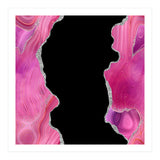 Magenta & Silver Agate Texture 02  (Print Only) thumbnail