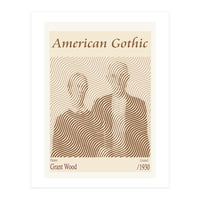 American Gothic – Grant Wood (1930) (Print Only)