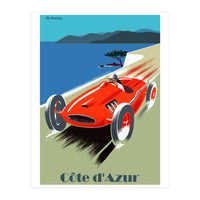 French Riviera, Race Car (Print Only)