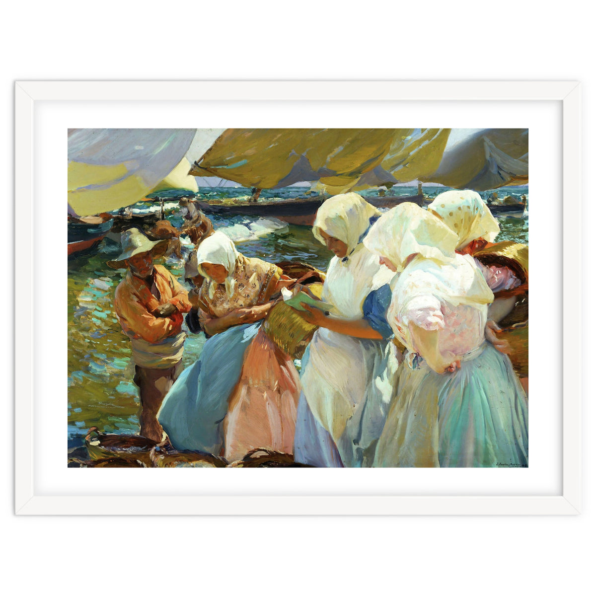 Joaquín Sorolla / 'Women of Valencia at the Beach', 1915, Oil on canvas, 93 x 126 cm.