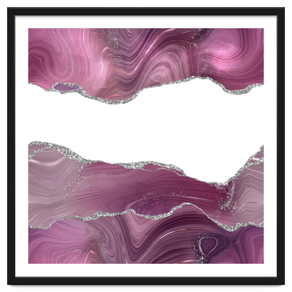 Mauve & Silver Agate Texture 08