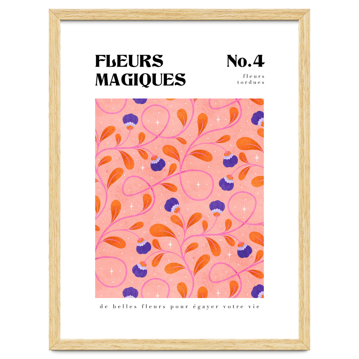 Magical Flowers No.4 Twisty Florals